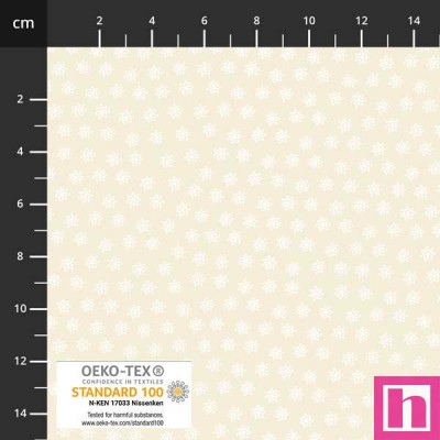 P137-4517-029 PATCH.AMERICANO NEUTRAL NOTES (27) 110 CM. ALGODON 100% BEIG Venta en piezas de 6.00 M