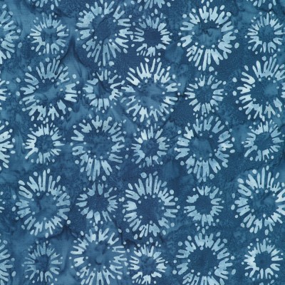 P137-AMD-23482-4 PATCH. AMERICANO KASURI - BATIKS (12) 110 CM. ALGODON 100% AZUL Venta en piezas de 7.00 M