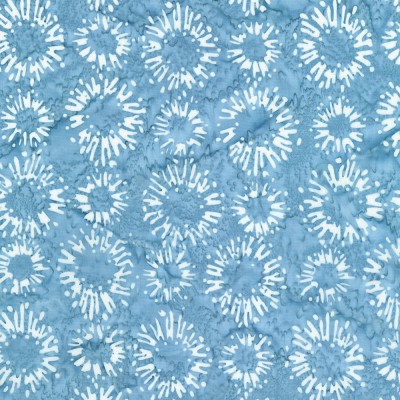 P137-AMD-23482-67 PATCH. AMERICANO KASURI - BATIKS (06) 110 CM. ALGODON 100% CELESTE Venta en piezas de 7.00 M