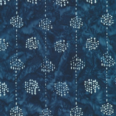 P137-AMD-23483-4 PATCH. AMERICANO KASURI - BATIKS (17) 110 CM. ALGODON 100% AZUL Venta en piezas de 7.00 M