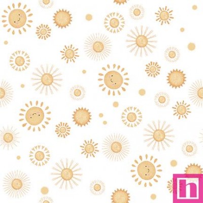 P140-1714-04 PATCH. AMERICANO BOHO BUDDIES (14) 110 CM. ALGODON 100% BLANCO Venta en piezas de 6.80 M