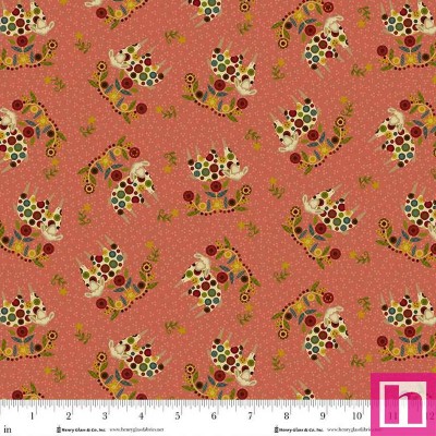 P140-2001-22 PATCH. AMERICANO PENNYBERRY FARM (21) 110 CM. ALGODON 100% MAGENTA Venta en piezas de 7.00 M