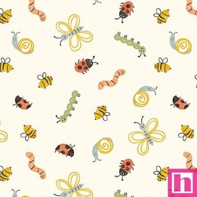 P140-3160-41 PATCH. AMERICANO LETTUCE MAKE PEAS (07) 110 CM. ALGODON 100% MARFIL/MULTI Venta en piezas de 7.00 M