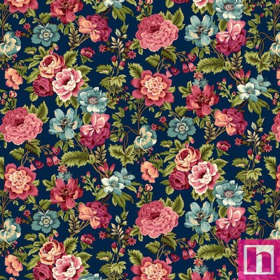 P140-3357-77 PATCH. AMERICANO MARIAKERKE (10) 110 CM. ALGODON 100% MARINO/MULTI Venta en piezas de 6.80 M