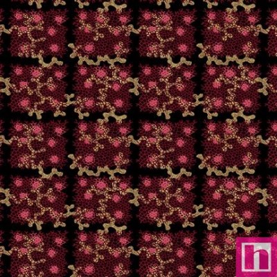 P140-3362-88 PATCH. AMERICANO MARIAKERKE (20) 110 CM. ALGODON 100% GRANATE Venta en piezas de 6.80 M