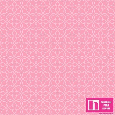 P17-MAS10266-P PATCH. AMERICANO COTTAGE BOUQUET (17) 110 CM. ALGODON 100% ROSA Venta en piezas de 7.00 M