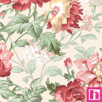 P17-MAS10680-E PATCH. AMERICANO REGAL ROSE (01) 110 CM. ALGODON 100% CREMA Venta en piezas de 7.00 M