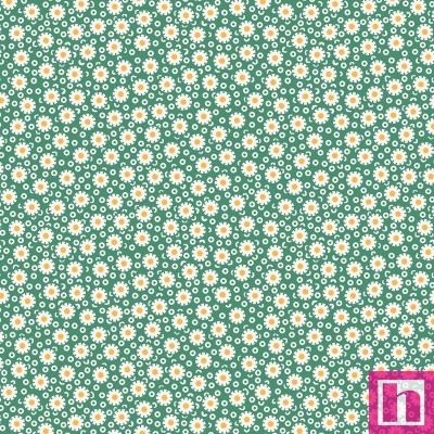 P17-MAS10784-G PATCH. AMERICANO DILLY DALLY (10) 110 CM. ALGODON 100% VERDE Venta en piezas de 7.00 M