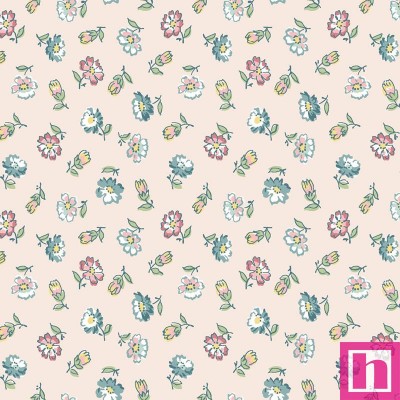 P17-MAS10824-P PATCH. AMERICANO TERRACE BLOOMS (10) 110 CM. ALGODON 100% ROSA Venta en piezas de 7.00 M