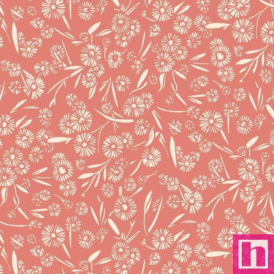 P17-MAS10835-P PATCH. AMERICANO COTTAGE FLOWERS (03) 110 CM. ALGODON 100% ROJO Venta en piezas de 7.00 M