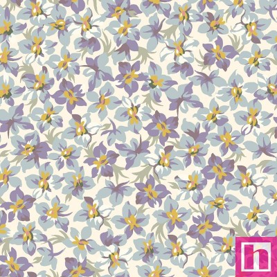 P17-MAS10944-E PATCH. AMERICANO MARLOWE (10) 110 CM. ALGODON 100% CREMA/LILA Venta en piezas de 7.00 M