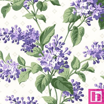 P17-MAS10950-E PATCH. AMERICANO LILAC LANE (02) 110 CM. ALGODON 100% CREMA Venta en piezas de 7.00 M