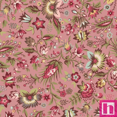 P17-MAS11040-P PATCH. AMERICANO FRENCH MARKET (12) 110 CM. ALGODON 100% ROSA Venta en piezas de 7.00 M