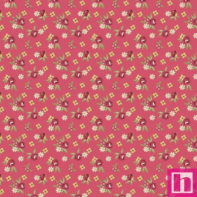 P17-MAS11043-R PATCH. AMERICANO FRENCH MARKET (22) 110 CM. ALGODON 100% ROJO Venta en piezas de 7.00 M