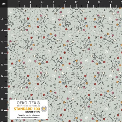 P37-4504-189 PATCH.AMERICANO CASA AND COSY (06) 110 CM. ALGODON 100% GRIS Venta en piezas de 6.00 M
