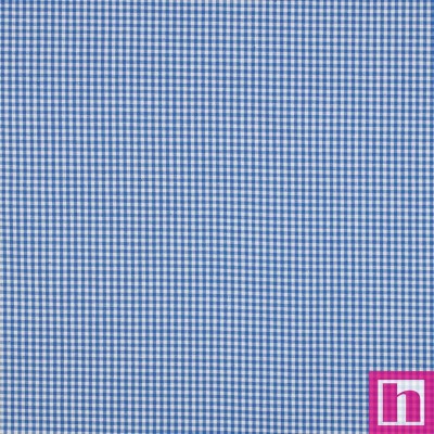 P94-3085-23 TEJIDO NORA (46) VICHY 2.70 MM. 1.45 M. - 110 GR/M2- ALGODON 100% AÑIL Venta en piezas de 5.00 M