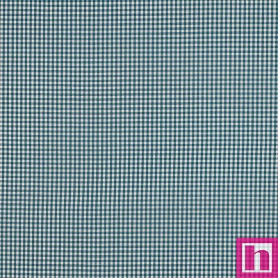 P94-3085-49 TEJIDO NORA (54) VICHY 2.70 MM. 1.45 M. - 110 GR/M2- ALGODON 100% PETROLEO Venta en piezas de 5.00 M