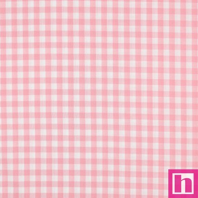 P94-3087-04 TEJIDO NORA (03) VICHY 10 MM. 1.45 M. - 110 GR/M2- ALGODON 100% ROSA Venta en piezas de 5.00 M