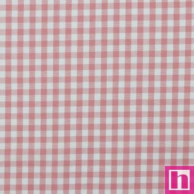 P94-3087-46 TEJIDO NORA (07) VICHY 10 MM. 1.45 M. - 110 GR/M2- ALGODON 100% MAQUILLAJE Venta en piezas de 5.00 M