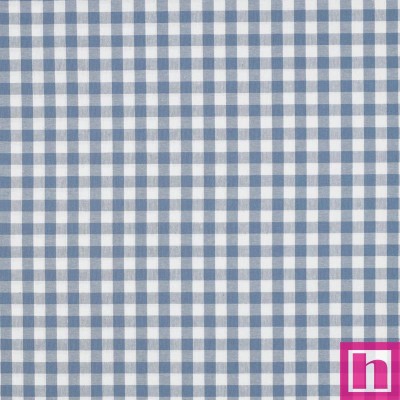 P94-3087-47 TEJIDO NORA (43) VICHY 10 MM. 1.45 M. - 110 GR/M2- ALGODON 100% DENIM Venta en piezas de 5.00 M