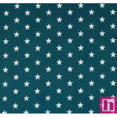 P94-4955-023 POPELIN ESTAMPADO DORIA (12) 148 CM.-130 GR/M2 ALGODON 100% PETROLEO Venta en piezas de 5.00 M