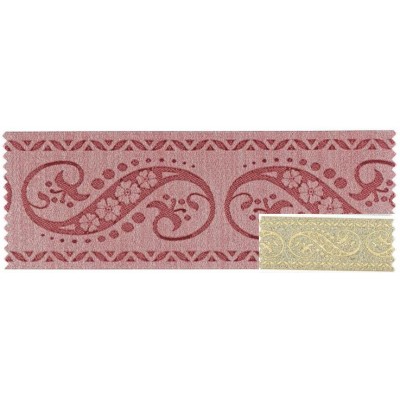 5037-68-2166 TAPACOSTURAS JACQUARD FANTASIA 68 MM. POLIESTER-LUMIFIL MARFIL Venta en piezas de 25.00 M