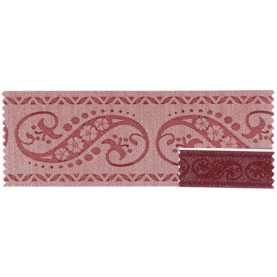 5037-68-571 TAPACOSTURAS JACQUARD FANTASIA 68 MM. POLIESTER-LUMIFIL MAGENTA Venta en piezas de 25.00 M