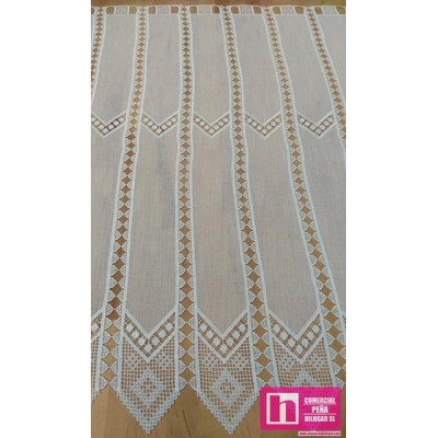 52825 TENDINA MACRAME AYDIN 0.90 MTS. POLIESTER 100% NATURAL Venta en piezas de 18.00 M