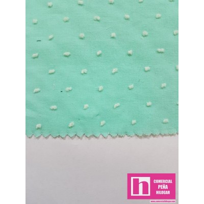 54388 PLUMETI BICOLOR JOEL (17) 145 CM. ALGODON 80%-POLIESTER 20% AGUA/BLANCO Venta en piezas de 7.00 M