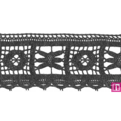 55470 ADRIENNE PUNTILLA BOLILLO 60 MM. POLI-LINO 100% MARENGO Venta en piezas de 15.00 M