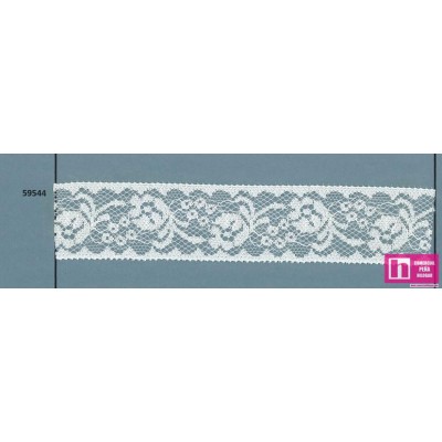 59544 GALON NYLON ZAREEN 35 MM. POLIAMIDA 100% MARFIL Venta en piezas de 20.00 M