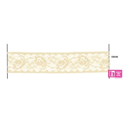 59548 GALON NYLON ZAREEN 35 MM. POLIAMIDA 100% CAMEL Venta en piezas de 20.00 M