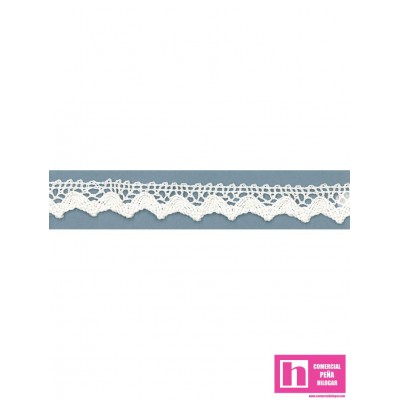 59926 RUBI PUNTILLA BOLILLO POLIESTER 100% NATURAL Venta en piezas de 30.00 M