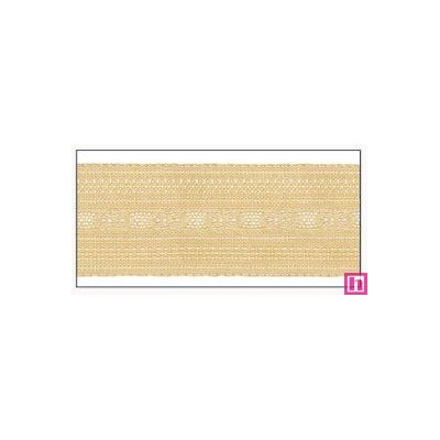 606033-30-01 CINTA JACQUARD CLEO 30 MM. POLIESTER 100% BEIG Venta en piezas de 10.00 M