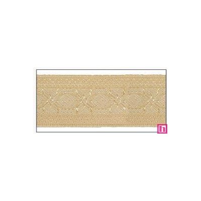 606034-50-01 CINTA JACQUARD ALTEA 50 MM. POLIESTER 100% BEIG Venta en piezas de 10.00 M