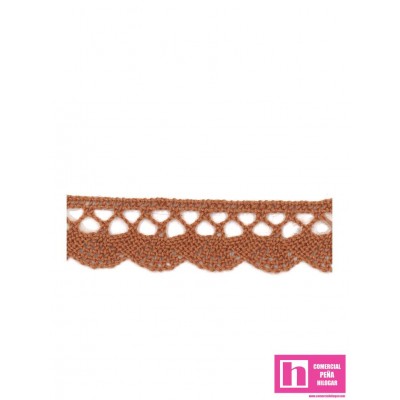 61471 PUNTILLA BOLILLO TRAVIATA 15 MM. ALGODON 100% TEJA Venta en piezas de 20.00 M