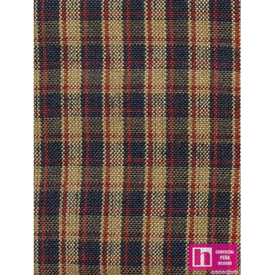 61531 PATCH. AMERICANO TRAMADO WILLSON (15) 110 CM. ALGODON 100% MARINO/CAMEL Venta en piezas de 7.00 M