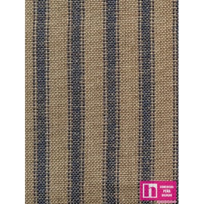 61532 PATCH. AMERICANO TRAMADO WILLSON (18) 110 CM. ALGODON 100% MARINO/CAMEL Venta en piezas de 7.00 M