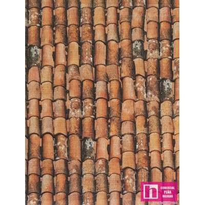 61825 TEJIDO ESTAMPADO NATURALEZA (04) 1.40 M. 110 GR/M2. ALGODON 100% TEJAS Venta en piezas de 5.00 M