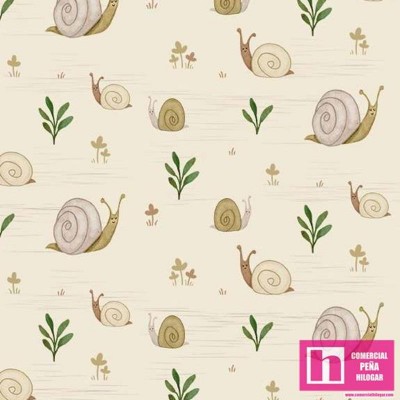 63146 PATCH.AMERICANO GNOME SWEET GNOME (09) 110 CM. ALGODON 100% ECRU Venta en piezas de 6.80 M