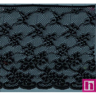 64335 PUNTILLA NYLON ESKO 135 MM. POLIAMIDA 100% NEGRO Venta en piezas de 20.00 M