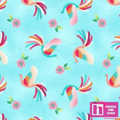 64646 PATCH.AMERICANO ENCHANTED DREAMS (10) 110 CM. ALGODON 100% AZUL Venta en piezas de 6.80 M