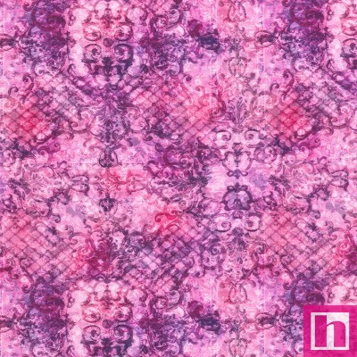 P135-SRKD-23490-20 PATCH. AMERICANO BAROQUE BLOOM (17) 110 CM. ALGODON 100% LILA Venta en piezas de 7.00 M