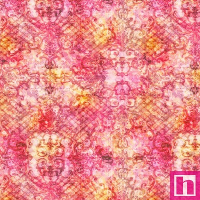 P135-SRKD-23490-404 PATCH. AMERICANO BAROQUE BLOOM (15) 110 CM. ALGODON 100% ROSA Venta en piezas de 7.00 M