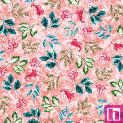 P135-SRKD-23493-107 PATCH. AMERICANO BAROQUE BLOOM (13) 110 CM. ALGODON 100% ROSA/MULTI Venta en piezas de 7.00 M