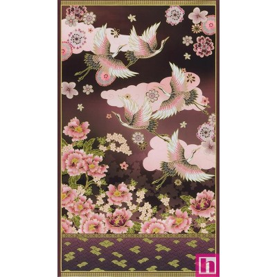 P135-SRKDM-23501-24 PATCH. AMERICANO IMPERIAL COLLECTION - GRACEFUL GRANES (26) PANEL 60X110 CM. ALGODON 100% CIR/MET Venta en p