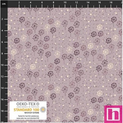 P137-4504-077 PATCH.AMERICANO BOBBINS AND BLOOMS (15) 110 CM. ALGODON 100% LILA Venta en piezas de 6.00 M