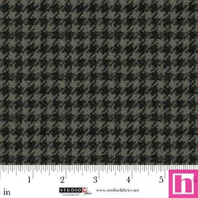 P140-8461-60 PATCH. AMERICANO SNOWY DAYS AND FROSTY NIGHTS (06) 110 CM. ALGODON 100% NEGRO/GRIS Venta en piezas de 7.00 M