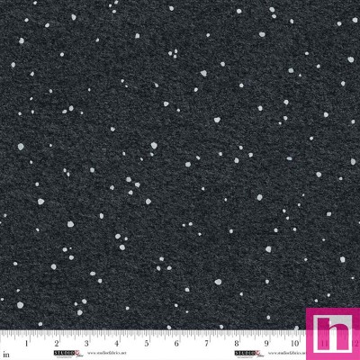 P140-8467-97 PATCH. AMERICANO SNOWY DAYS AND FROSTY NIGHTS (03) 110 CM. ALGODON 100% NEGRO Venta en piezas de 7.00 M