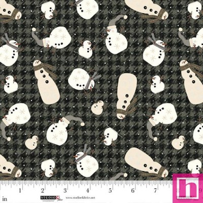 P140-8471-62 PATCH. AMERICANO SNOWY DAYS AND FROSTY NIGHTS (14) 110 CM. ALGODON 100% MARENGO Venta en piezas de 7.00 M